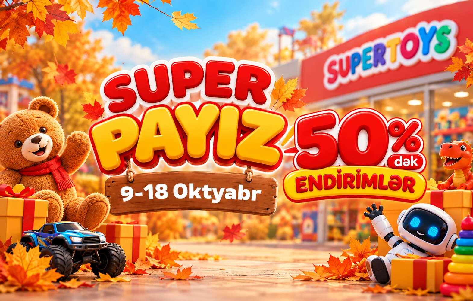 Super Payız Endirimləri Başlayır: Seçilmiş Məhsullara 50%-dək Endirim