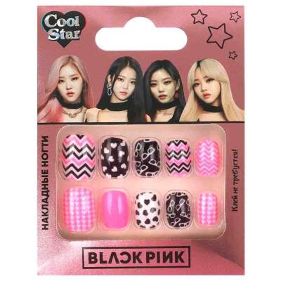 Black Pink Dırnaqlar 115616 - 1