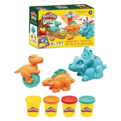  Dinozavr Plastilin Seti (249-19) - 1