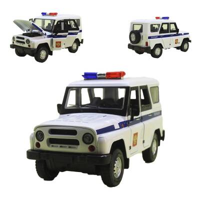 Dəmir Maşın Polis UAZ (340-1) FY2428P-6D - 1