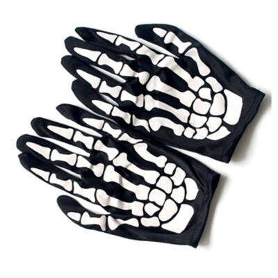 Əlcək Sklet - Halloween Paltar 2467-8 - 1