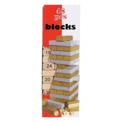 Jenga - Taxta Blok Oyunu (80-48) - 1