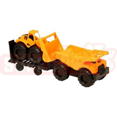 Kamaz və Tikinti Texnikası Oyuncaq Dəsti - 1