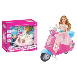 Kukla Barbie Motosikletli (370-29) - 