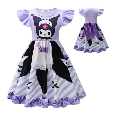 Kuromi Paltarı - Halloween Geyimi (444-29) - 2