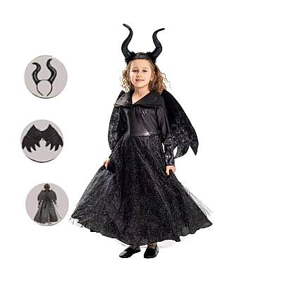  Maleficent Halloween Geyimi (654-4) - 1