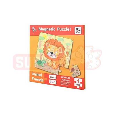 Maqnit Pazl Heyvan Mövzulu 37 parça - 1