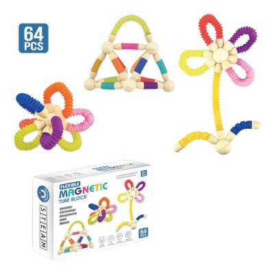  Maqnitli Qurma Oyunu 64 parça (362-8) - 1