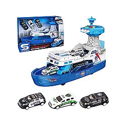 Maşın Daşıyan Gəmi Səsli İşıqlı Oyuncaq (662-51) - 