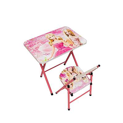 Məktəbli Masası Barbie Dizaynlı (576-9) - 1