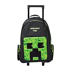 Minecraft Dizaynlı Təkərli Məktəbli Çantası Smiggle (617-7) - 
