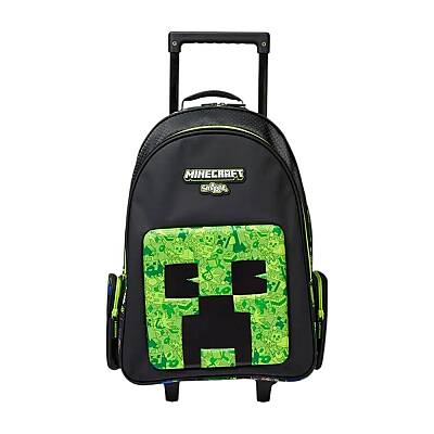 Minecraft Dizaynlı Təkərli Məktəbli Çantası Smiggle (617-7) - 1