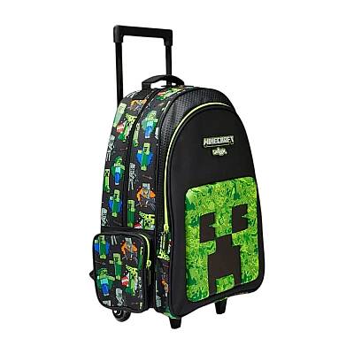 Minecraft Dizaynlı Təkərli Məktəbli Çantası Smiggle (617-7) - 2