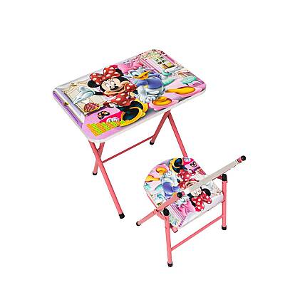 Minnie Mouse Dizaynlı Məktəbli Masası (576-16) - 1