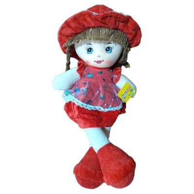Oxuyan Yumşaq Qız Kuklası 45 sm 0646-C1 - 1
