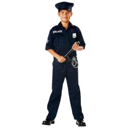 Polis Paltarı - Halloween Geyimi (444-19) - 1