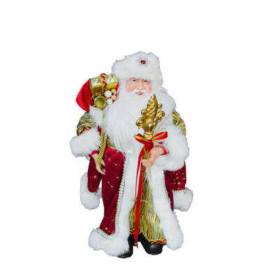 Qırmızı Şaxta Baba 40sm 411-1 - 1