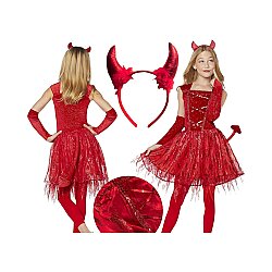 Red Devil Halloween Geyimi (654-3) - 2