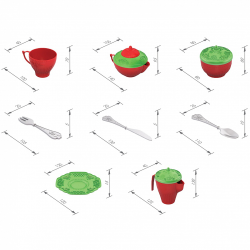 RU. Çay dəsti 608 - 3