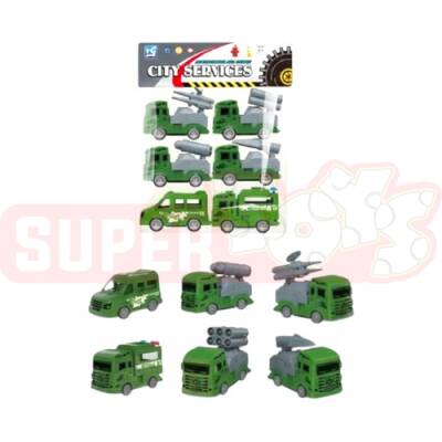 Sadə Oyuncaq Hərbi Maşın 6-lı (387-269) - 1