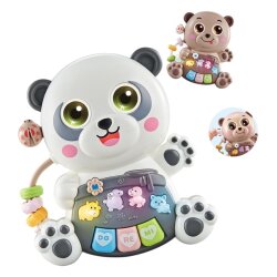 Səsli Ayı/Panda Körpə Oyuncağı (388-6) - 