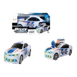 Səsli İşıqlı Polis-Robot Maşın (357-33) - 