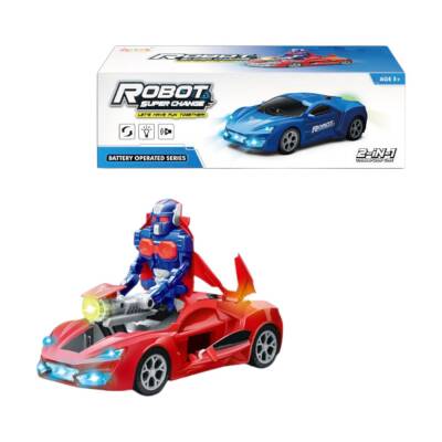 Səsli İşıqlı Robot-Maşın (357-32) - 1