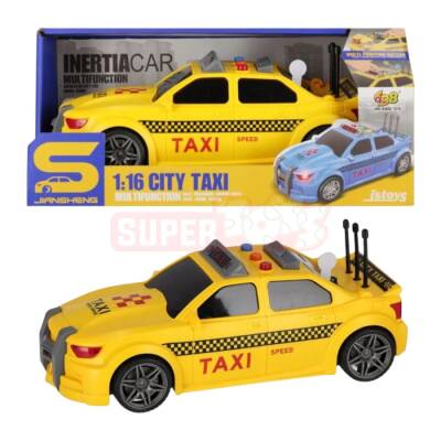 Səsli İşıqlı Taksi Maşın (374-150) - 1