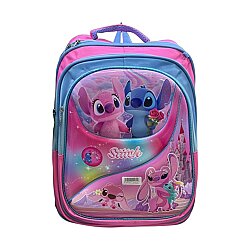 Stitch Dizaynlı Məktəbli Çantası (602-8) - 2