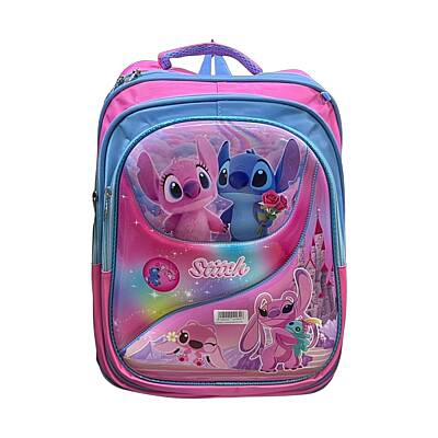 Stitch Dizaynlı Məktəbli Çantası (602-8) - 2