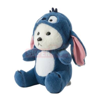 Stitch Geyimli Yumşaq Ayı Mişkası 30sm - 1