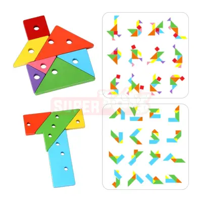 Taxta Fiqur və Maqnitli Balıq 294-12 - 2