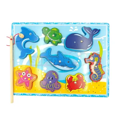 Taxta Maqnit Balıq Oyunu 423-4 - 2