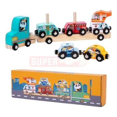 Taxta Maşındaşıyan Oyuncaq (294-15) - 1