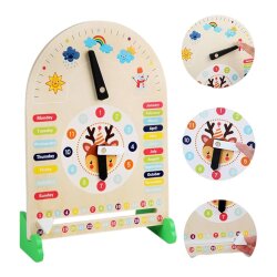 Taxta Öyrədici Saat və Təqvim 294-8 - 