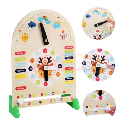 Taxta Öyrədici Saat və Təqvim 294-8 - 1