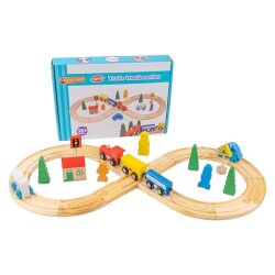 Taxta Qatar Yolu Oyuncağı (379-21) - 