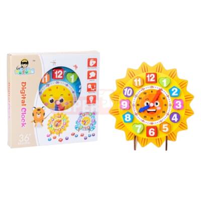 Taxta Saat Öyrədici Oyuncaq 379-30 - 1