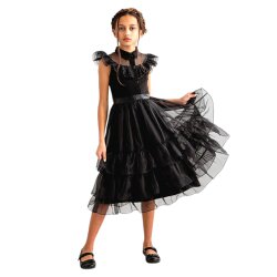 Wednesday Paltarı - Halloween Geyimi (444-9) - 1