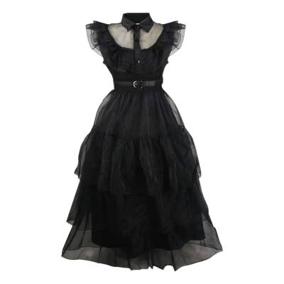 Wednesday Paltarı - Halloween Geyimi (444-9) - 2