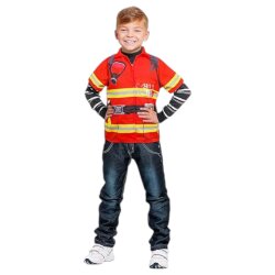 Yanğınsöndürən Paltarı - Halloween Geyimi (444-17) - 