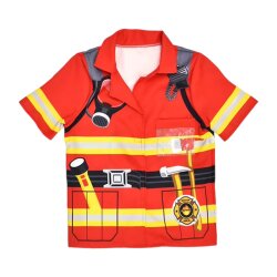 Yanğınsöndürən Paltarı - Halloween Geyimi (444-17) - 2