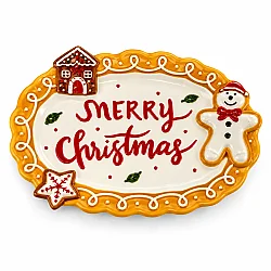Yeni İl Boşqabı – Merry Christmas Dizaynlı (640-4) - 