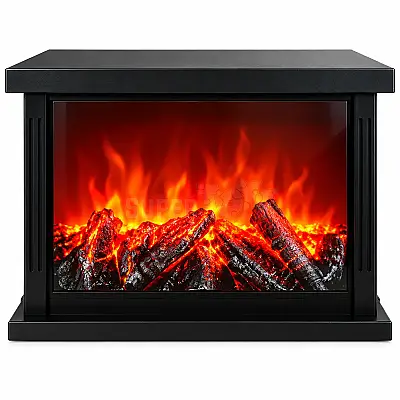 Yeni İl Dekorativ Kamin Sobası – Alov Effektli, 21×12×18 sm (665-16) - 1