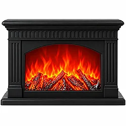 Yeni İl Dekorativ Kamin Sobası – Alov Effektli, 21×12×18 sm (665-2) - 