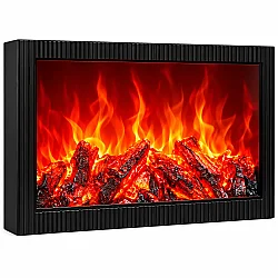 Yeni İl Dekorativ Kamin Sobası – Alov Effektli, 21×12×18 sm (665-3) - 