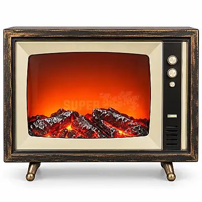 Yeni İl Dekorativ Kamin Sobası – Retro Televizor Dizaynlı (665-12) - 1