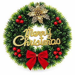Yeni İl Venoku – Merry Christmas Qapı Bəzəyi, 30 sm (651-8) - 