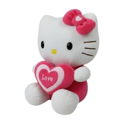 Yumşaq Hello Kitty Ürəkli 35sm 0881-G-19 - 