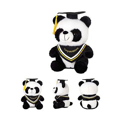Yumşaq Panda 25sm Məzun Geyimli - 1